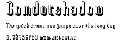 Comdotshadow.ttf