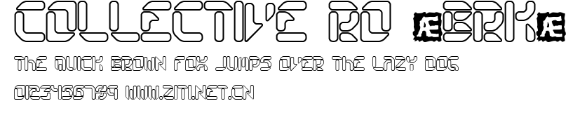 Collective RO (BRK).ttf字體轉換器圖片