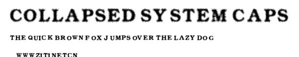 Collapsed System CAPS.ttf字體轉換器圖片