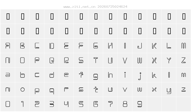 字符映射圖
