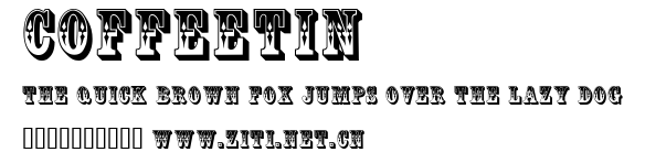 CoffeeTin.ttf字體轉換器圖片