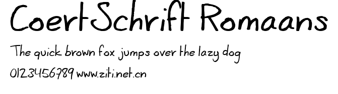 CoertSchrift Romaans.ttf字體轉換器圖片