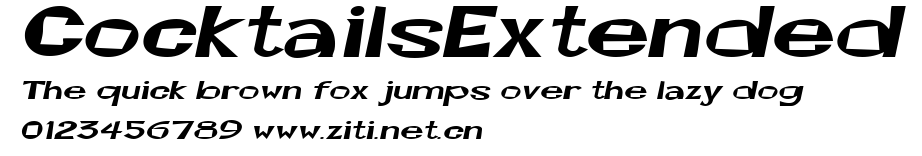 CocktailsExtended.ttf字體轉換器圖片