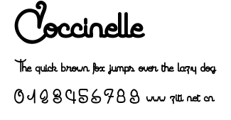 Coccinelle.ttf字體轉換器圖片