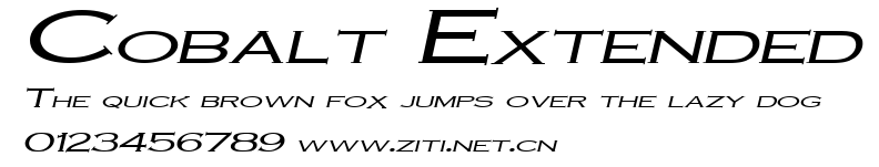 Cobalt Extended.ttf字體轉換器圖片