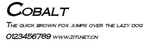 Cobalt.ttf字體轉換器圖片