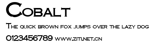 Cobalt.ttf字體轉換器圖片
