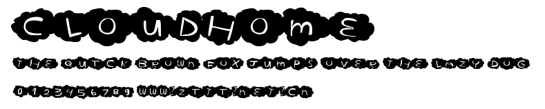 CloudHome.ttf字體轉換器圖片