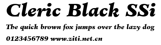 Cleric Black SSi.ttf