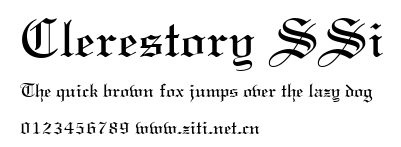 Clerestory SSi.ttf