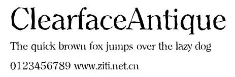 ClearfaceAntique.ttf