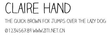 Claire Hand.otf