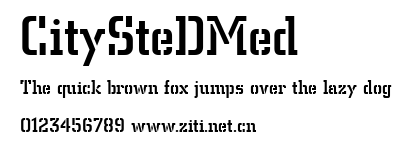 CitySteDMed.ttf
