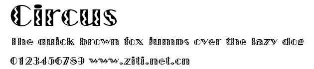 Circus.ttf字體轉換器圖片