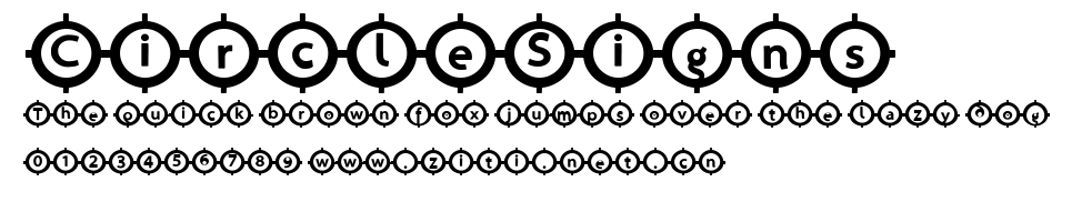 CircleSigns.ttf