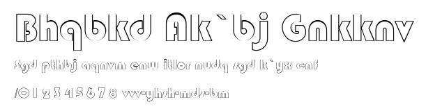 Circle Black Hollow.ttf字體轉換器圖片
