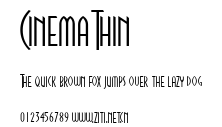 CinemaThin.ttf字體轉換器圖片