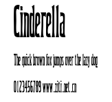 Cinderella.ttf字體轉換器圖片