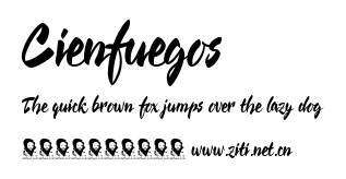 Cienfuegos.ttf字體轉換器圖片