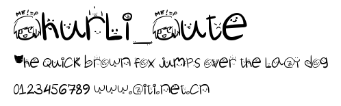 Churli_Cute.ttf字體轉換器圖片