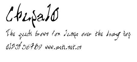 Chupa10.ttf字體轉換器圖片