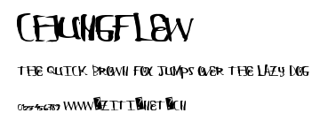 ChungFlew.ttf字體轉換器圖片
