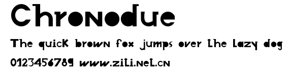 Chronodue.otf字體轉換器圖片