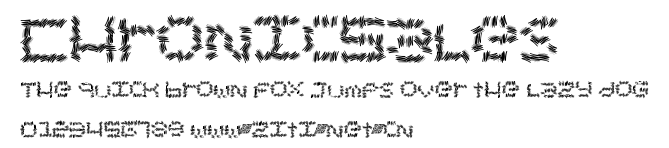 ChronicSales.ttf字體轉換器圖片