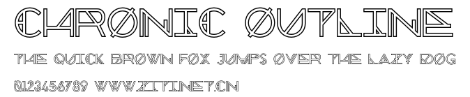 Chronic Outline.otf字體轉換器圖片