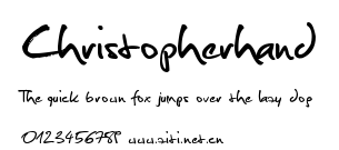 Christopherhand.ttf