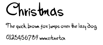 Christmas.ttf字體轉換器圖片