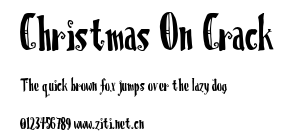 Christmas On Crack.ttf字體轉換器圖片