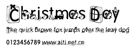 Christmas Day.ttf字體轉換器圖片