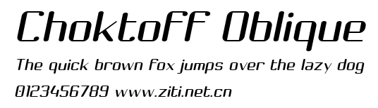 Choktoff Oblique.ttf