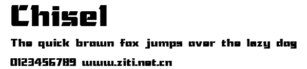 Chisel.ttf字體轉換器圖片