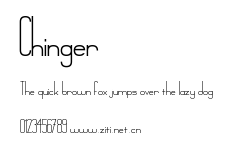 Chinger.ttf字體轉換器圖片