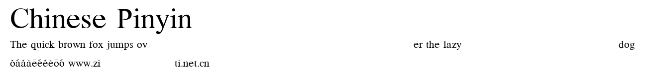 Chinese Pinyin.ttf字體轉換器圖片