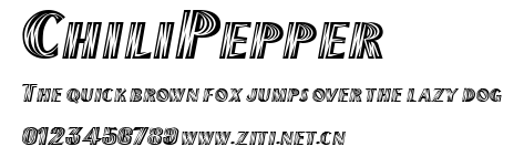 ChiliPepper.ttf字體轉換器圖片