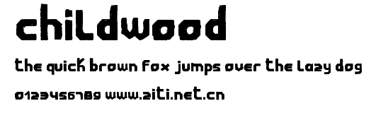 Childwood.ttf字體轉換器圖片