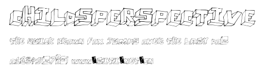 ChildsPerspective.ttf字體轉換器圖片
