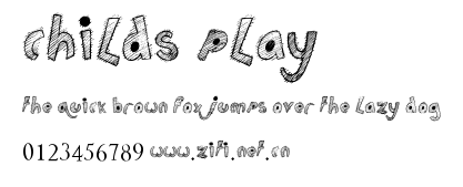 Childs Play.ttf字體轉換器圖片