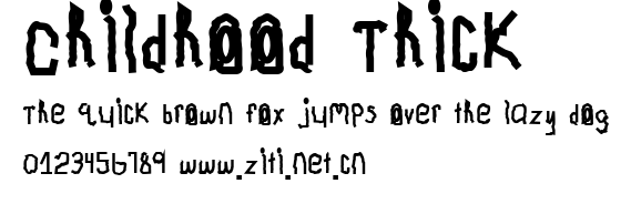 Childhood Thick.ttf
