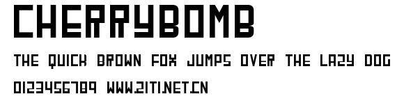 CherryBomb.ttf字體轉換器圖片