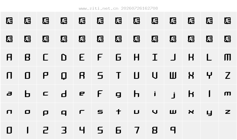 字符映射圖