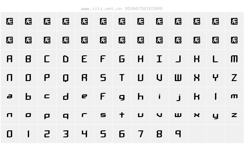 字符映射圖