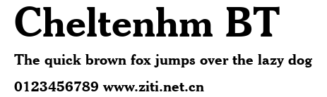 Cheltenhm BT.ttf字體轉換器圖片