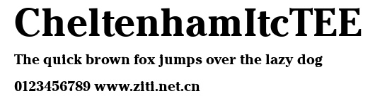 CheltenhamItcTEE.ttf字體轉換器圖片