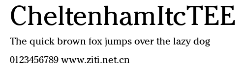 CheltenhamItcTEE.ttf字體轉換器圖片