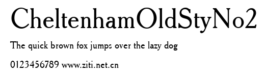 CheltenhamOldStyNo2.ttf字體轉換器圖片