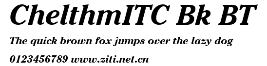 ChelthmITC Bk BT.ttf字體轉換器圖片